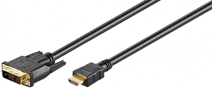 Изображение Kabel MicroConnect HDMI - DVI-D 2m czarny (HDM191812)