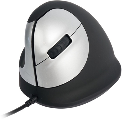 Attēls no R-Go Tools HE Mouse R-Go HE ergonomic mouse, medium, left, wired