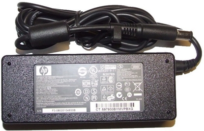 Изображение HP AC Smart pin slim power adapter (90-watt) power adapter/inverter Indoor 90 W Black