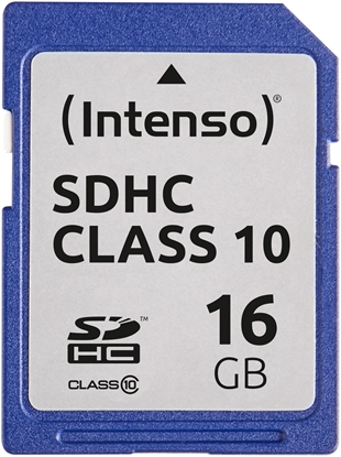 Attēls no Intenso SDHC Card           16GB Class 10