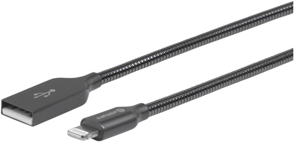 Attēls no Kabel USB eStuff USB-A - Lightning 1.5 m Czarny (ES601165)