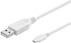 Изображение Kabel USB MicroConnect USB-A - microUSB 5 m Biały (USBABMICRO5W)