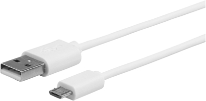 Attēls no Kabel USB eStuff USB-A - microUSB 1 m Biały (ES603007)