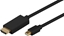 Attēls no Kabel MicroConnect DisplayPort Mini - HDMI 1m czarny (MDPHDMI1B-4K)