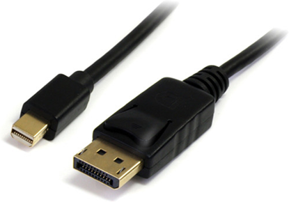 Изображение Kabel MicroConnect DisplayPort Mini - DisplayPort 0.5m czarny (DP-MMG-050MBV1.4)