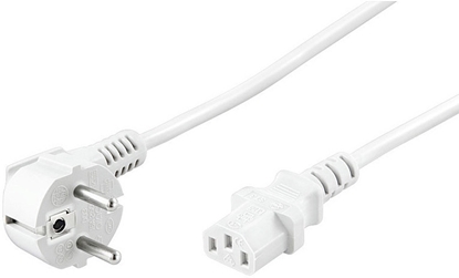 Изображение Kabel zasilający MicroConnect IEC320, 1.8m, biały (PE010418W)