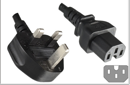 Изображение Kabel zasilający MicroConnect UK BS-1363 - C15, 2m (PE090420C15)