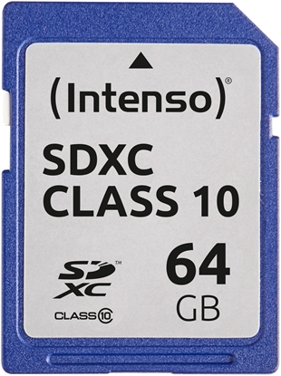 Attēls no Intenso SDXC Card           64GB Class 10