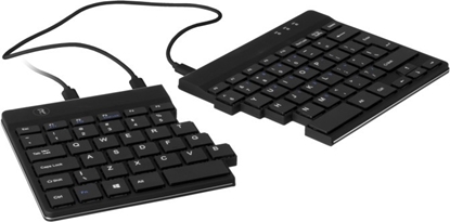 Attēls no R-Go Tools Split R-Go Break ergonomic keyboard, AZERTY (BE), wired, black