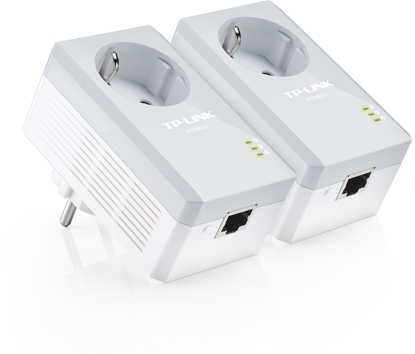 Picture of TP-LINK Passthrough Powerline 600 Starter Kit, 1 Port