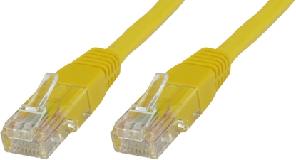 Attēls no MicroConnect Patchcord U/UTP CAT6 0.25m Żółty PVC (B-UTP60025Y)