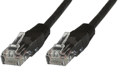 Picture of MicroConnect U/UTP CAT6 0.5M Black PVC (B-UTP6005S)