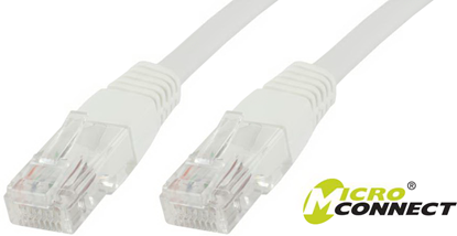 Picture of MicroConnect U/UTP CAT6 0.5M White PVC (B-UTP6005W)