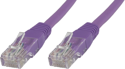 Picture of MicroConnect RJ-45/RJ-45 kat.6 1m Fioletowy (UTP601P)