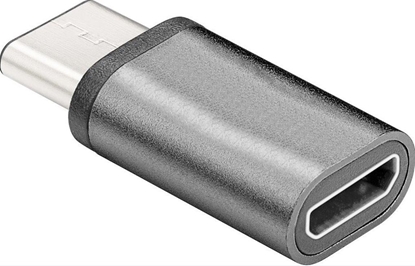Attēls no Adapter USB MicroConnect USB-C - microUSB Srebrny  (USB3.1CMBF)