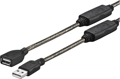 Изображение Kabel USB VivoLink USB-A - USB-A 10 m Czarny (PROUSBAAF10)