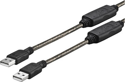 Изображение Kabel USB VivoLink USB-A - USB-A 10 m Czarny (PROUSBAA10)