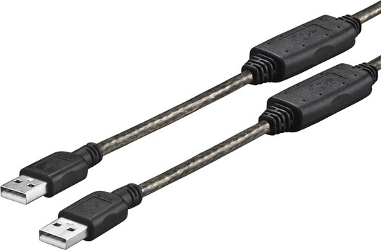 Picture of Kabel USB VivoLink USB-A - USB-A 20 m Czarny (PROUSBAA20)