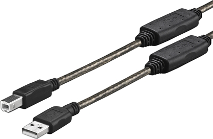 Изображение Kabel USB VivoLink USB-A - micro-B 10 m Czarny (PROUSBAB10)
