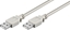 Attēls no Kabel USB MicroConnect USB-A - USB-A 0.5 m Biały (USBAA05)
