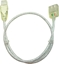 Attēls no Kabel USB MicroConnect USB-A - USB-A 0.5 m Przezroczysty (USBAAF05T)