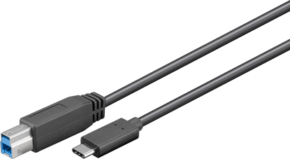 Picture of Kabel USB MicroConnect USB-C - USB-C 1 m Czarny (USB3.1CB1)