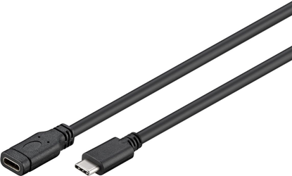 Picture of Kabel USB MicroConnect USB-C - USB-C 1 m Czarny (USB3.1CC1EX)