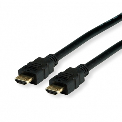 Изображение VALUE HDMI Ultra HD Cable + Ethernet, M/M, Resistant Plug, black, 10.0 m