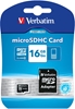 Изображение Verbatim microSDHC          16GB Class 10 UHS-I incl Adapt. 44082