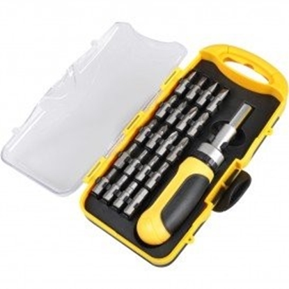 Picture of Zestaw 22 elementów: bity + wkrętak FDS 1011-22R