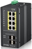 Picture of Zyxel RGS200-12P Managed L2 Gigabit Ethernet (10/100/1000) Power over Ethernet (PoE) Black