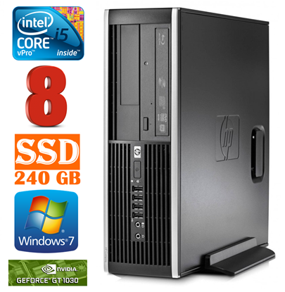 Picture of HP 8100 Elite SFF i5-650 8GB 240SSD GT1030 2GB DVD WIN7Pro