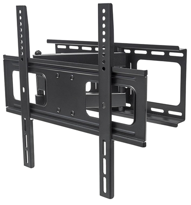 Picture of Manhattan TV & Monitor Mount (Clearance Pricing), Wall, Full Motion, 1 screen, Screen Sizes: 32-55", Black, VESA 200x200 to 400x400mm, Max 50kg, LFD, Tilt & Swivel with 3 Pivots, Lifetime Warranty