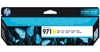 Picture of HP CN 624 AE ink cartridge yellow No. 971
