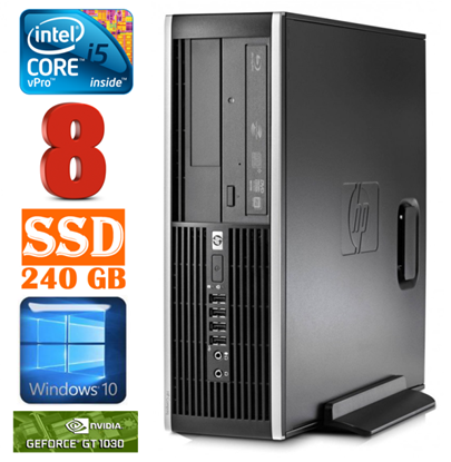 Picture of HP 8100 Elite SFF i5-650 8GB 240SSD GT1030 2GB DVD WIN10
