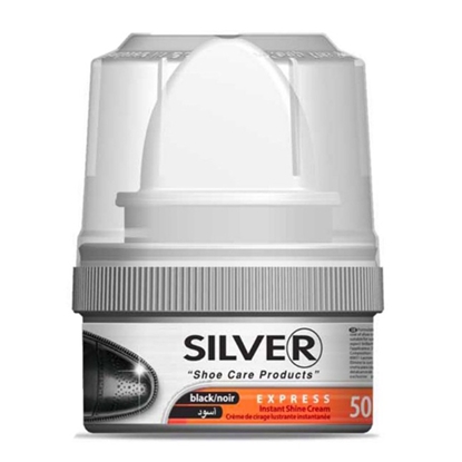 Изображение Apavu krēms Silver ar lanolīnu un vasku 50ml melns