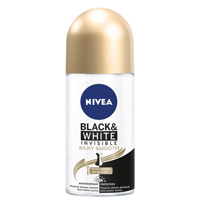 Изображение Dezodorants Nivea Black&White Silky Smooth siev. 50ml