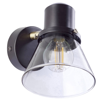 Attēls no Sp.l.-RONALD 25W E14 melna/misiņa