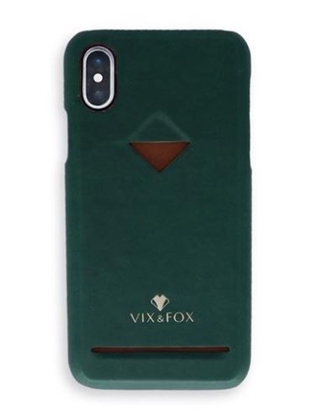 Picture of VixFox Card Slot Back Shell for Iphone X/XS forest green