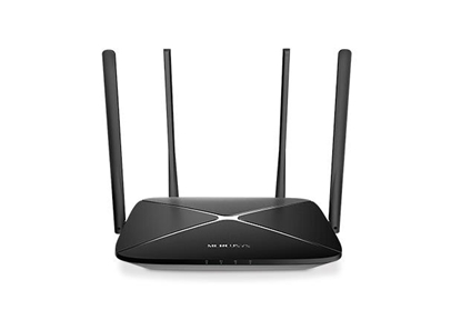 Изображение Wireless Router|MERCUSYS|Wireless Router|1167 Mbps|IEEE 802.11ac|1 WAN|3x10/100/1000M|Number of antennas 4|AC12G