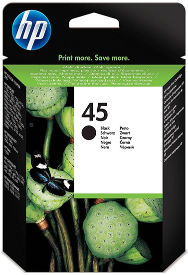 Picture of HP 51645 AE ink cartridge black   No. 45