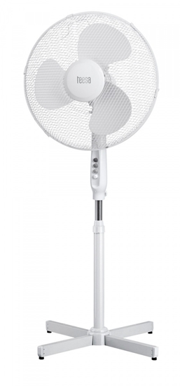Picture of Tessa TSA8022 Stand Fan / 3 speed / 105-123 cm / 43 cm / 45W / White