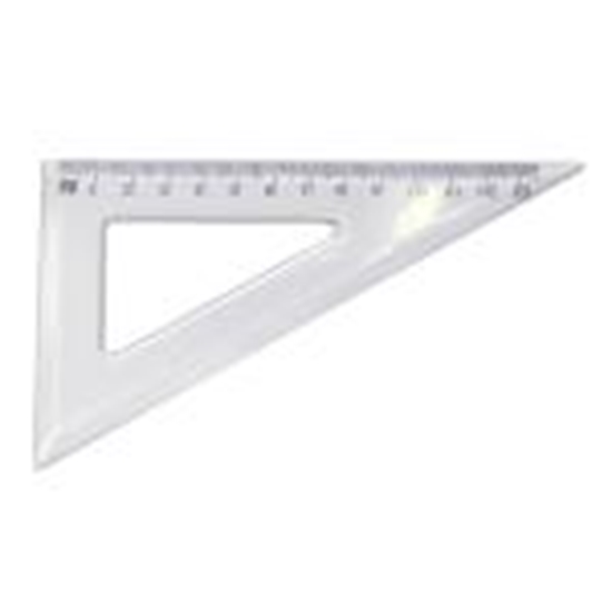 Picture of Trīsstūris 60*/13cm caurspīdīgs GR853T