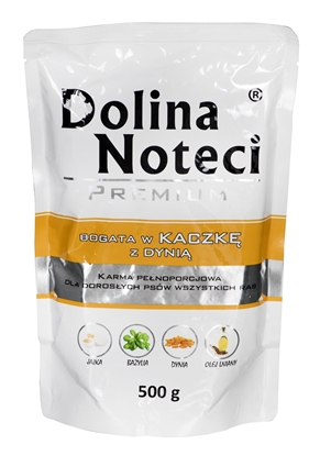 Picture of DOLINA NOTECI Premium Rich in duck with pumpkin - Wet dog food - 500 g
