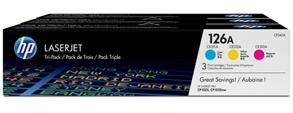 Изображение HP Toner Multi Pack CF 341 A C/M/Y No. 126 A