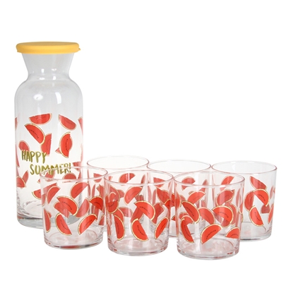 Attēls no Karafe un 6-glāzes 1.26l 380ml