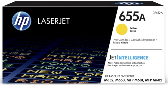 Picture of HP 655A Yellow Original LaserJet Toner Cartridge