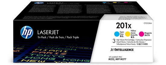 Изображение HP Toner CF 253 XM C/M/Y No. 201 X
