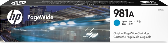 Picture of HP 981A Cyan Original PageWide Cartridge