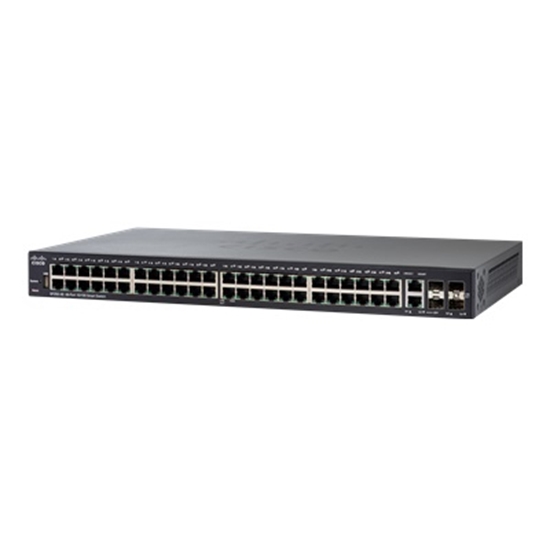 Picture of Cisco SF250-24P Managed L2/L3 Fast Ethernet (10/100) Power over Ethernet (PoE) 1U Black